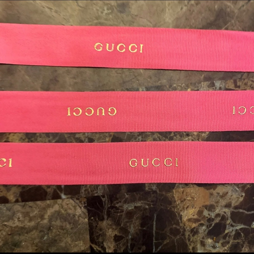 Gucci Ribbon Pink 3 Yards